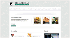 Desktop Screenshot of homedical.es
