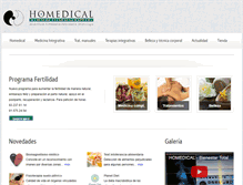 Tablet Screenshot of homedical.es